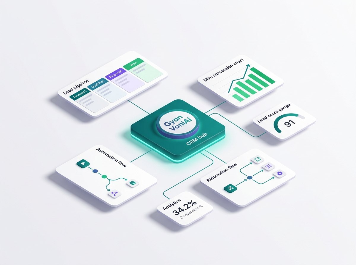 Lead Management CRM Dashboard and Growth Analytics